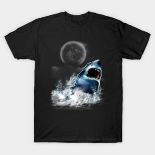 Shark in Moonlight T-Shirt